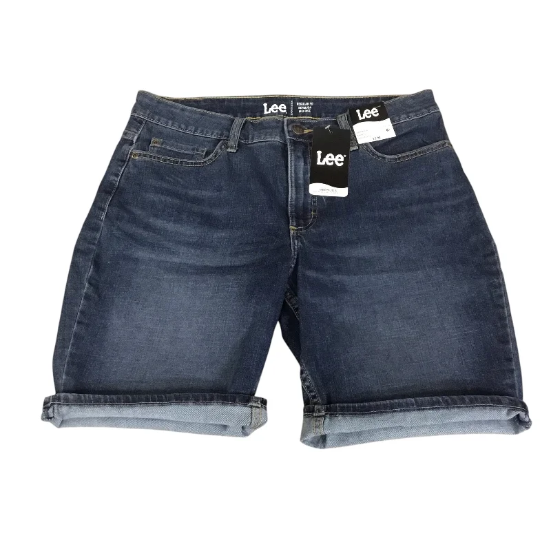 Shorts By Lee In Blue Denim, Size: 12