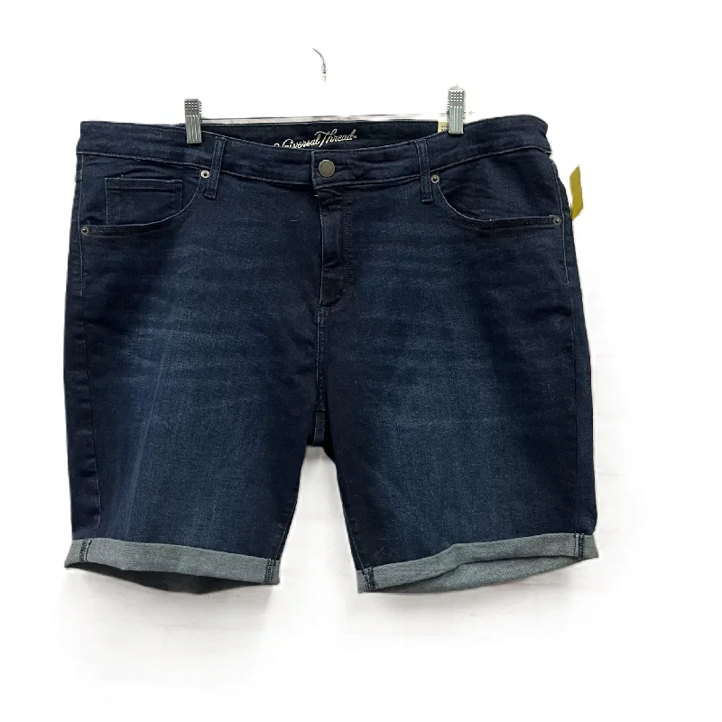 Shorts By Universal Thread In Blue Denim, Size: 22