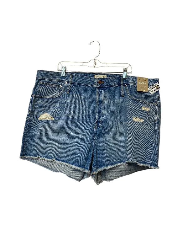 Shorts By Madewell In Blue Denim, Size: 30