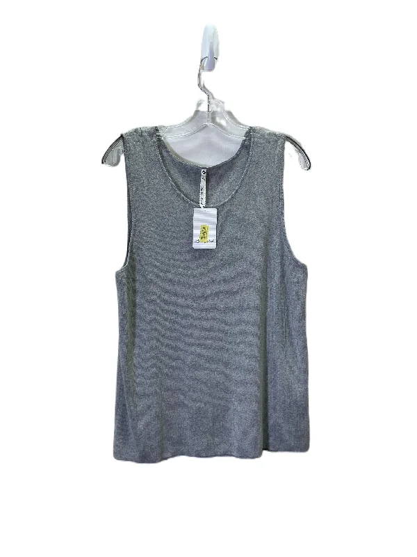 Top Sleeveless By Leo And Nicole In Grey, Size: 1x