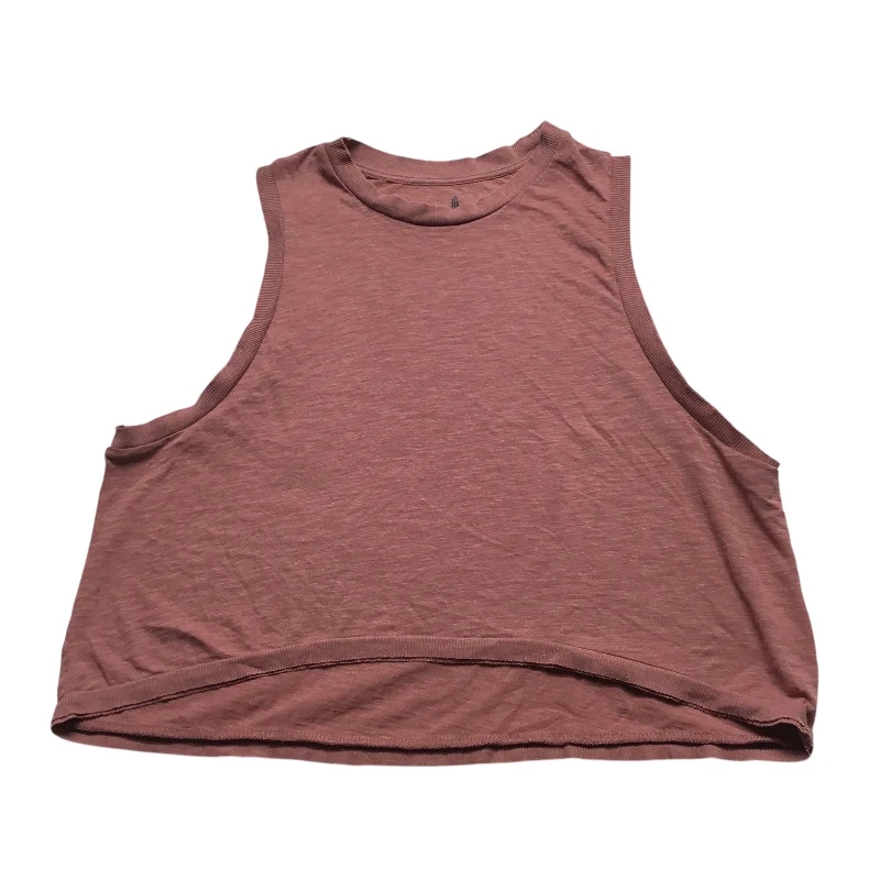 Top Sleeveless By Free People In Red, Size: M