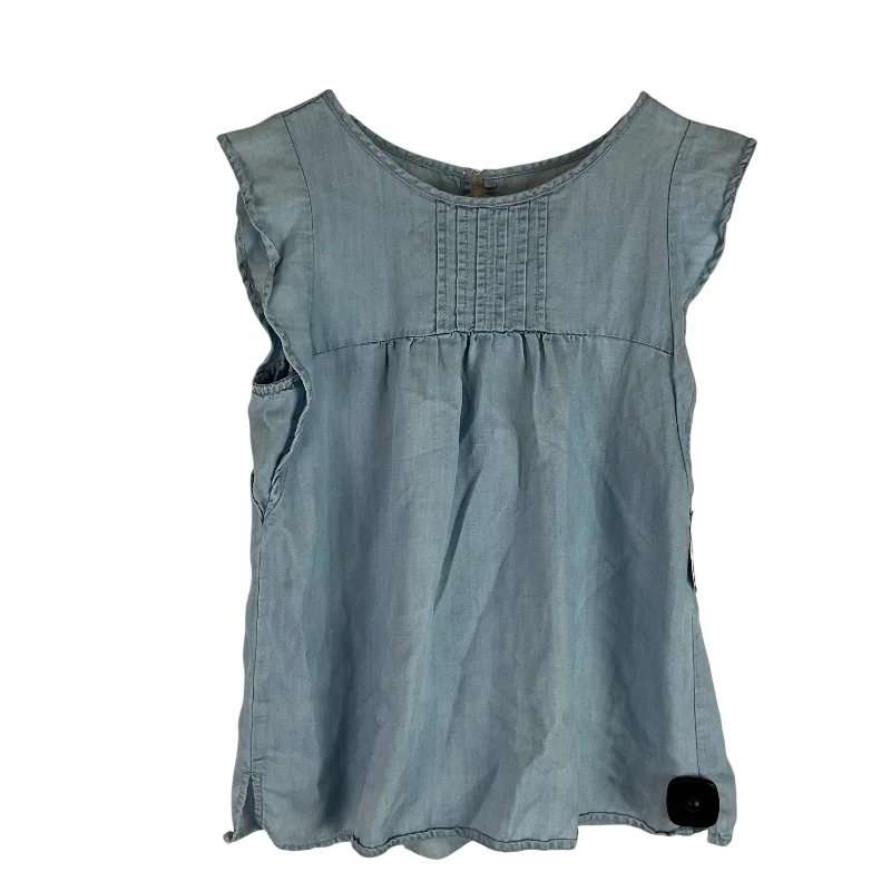 Top Sleeveless By Loft In Blue, Size: Xs