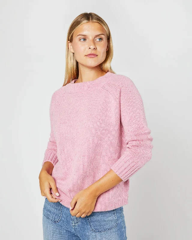 Golightly Sweater in Pink Donegal Cashmere