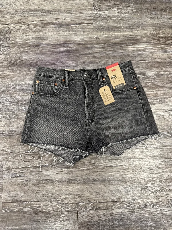 Shorts By Levis In Black Denim, Size: 6