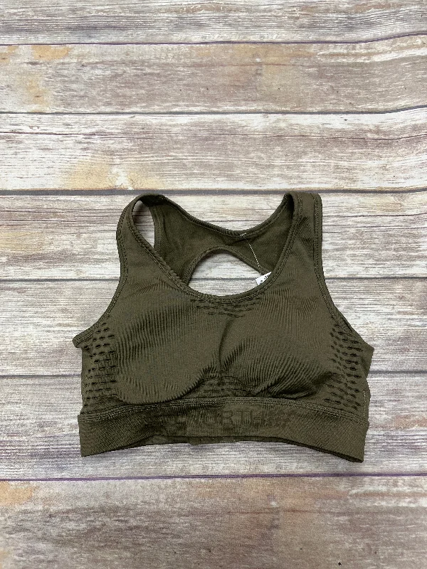 Athletic Bra By Cme In Green, Size: M