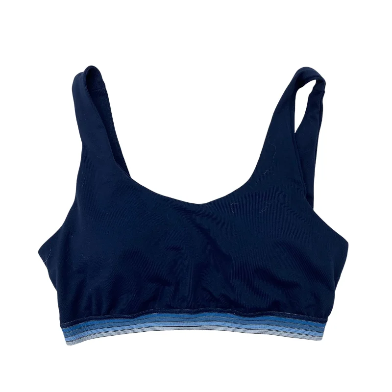 BLUE ATHLETIC BRA by LIVE LOVE DREAM Size:M