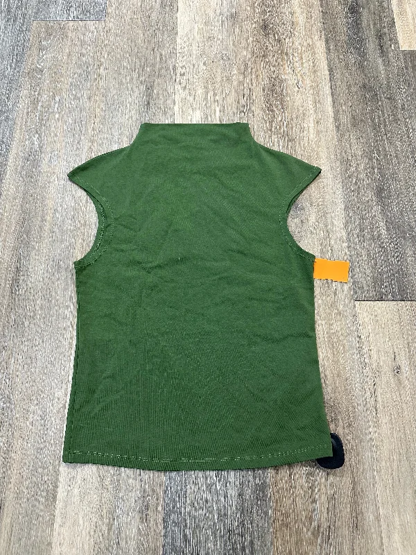 Top Sleeveless By J. Crew In Green, Size: S