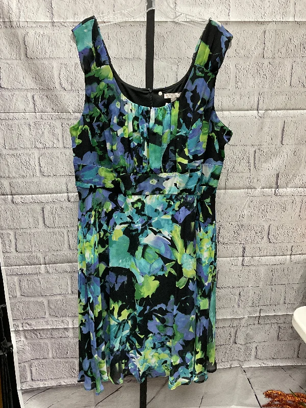 Dress Casual Midi By Dressbarn  Size: 22