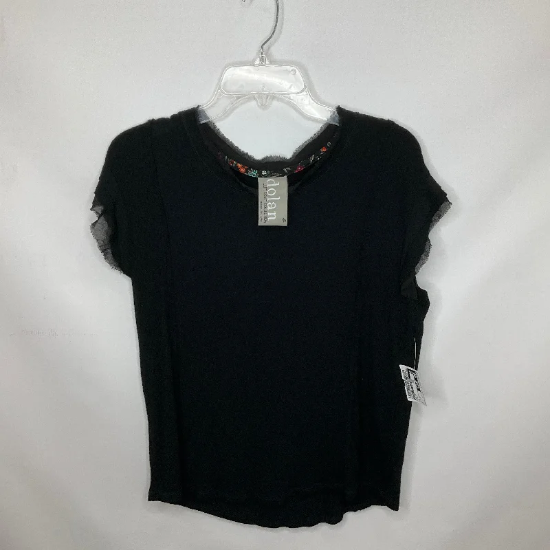 Black Top Short Sleeve Dolan Left Coast, Size M