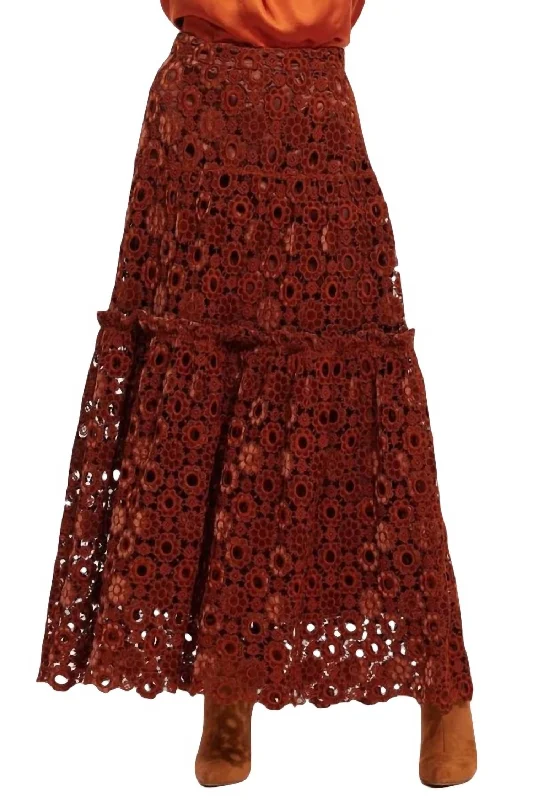 Melville Skirt In Sumatra Lace