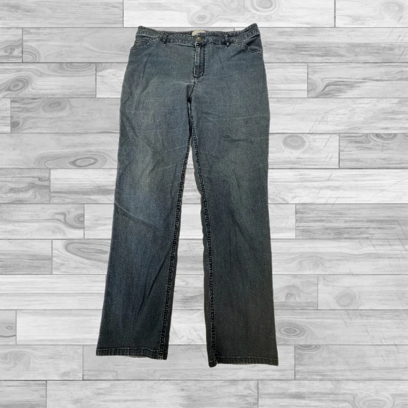 Jeans Skinny By J. Jill In Blue Denim, Size: 12