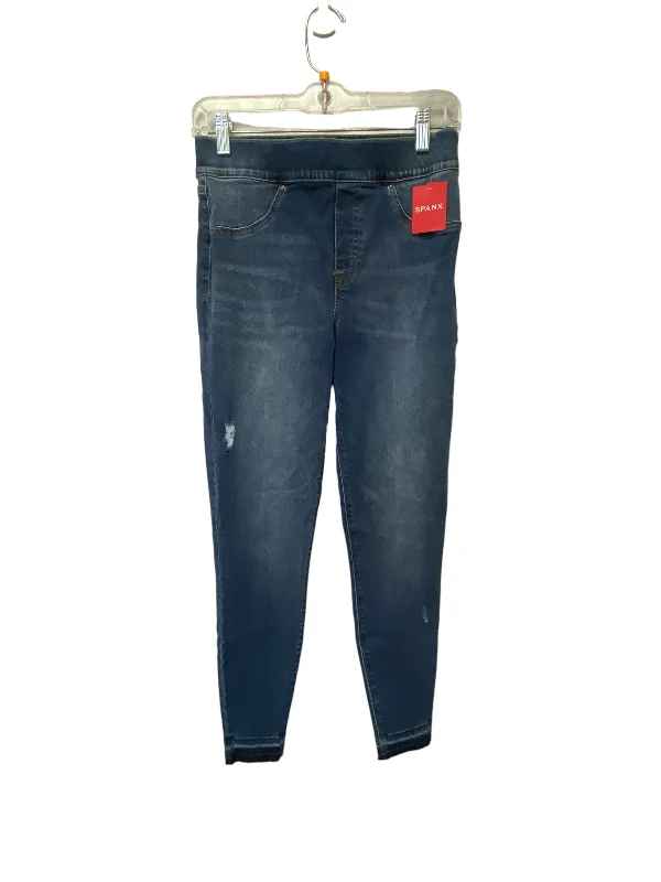 Jeans Skinny By Spanx In Blue Denim, Size: M