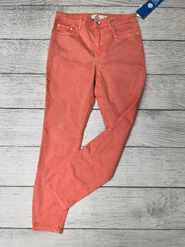 Jeans Skinny By Vineyard Vines In Coral, Size: 8