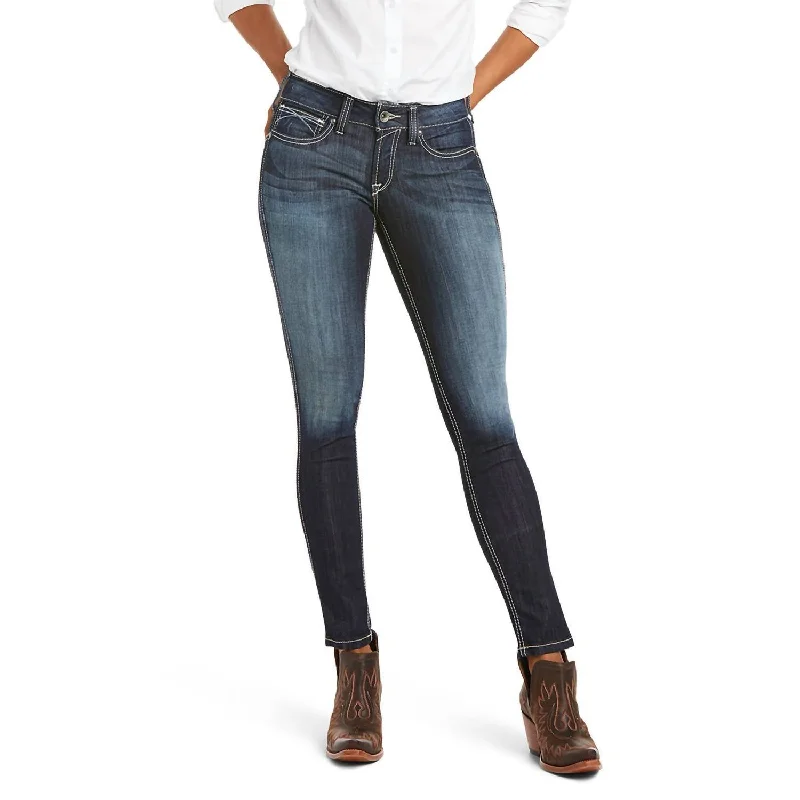 Real Mid Rise Stretch Ella Skinny Jean In Celestial