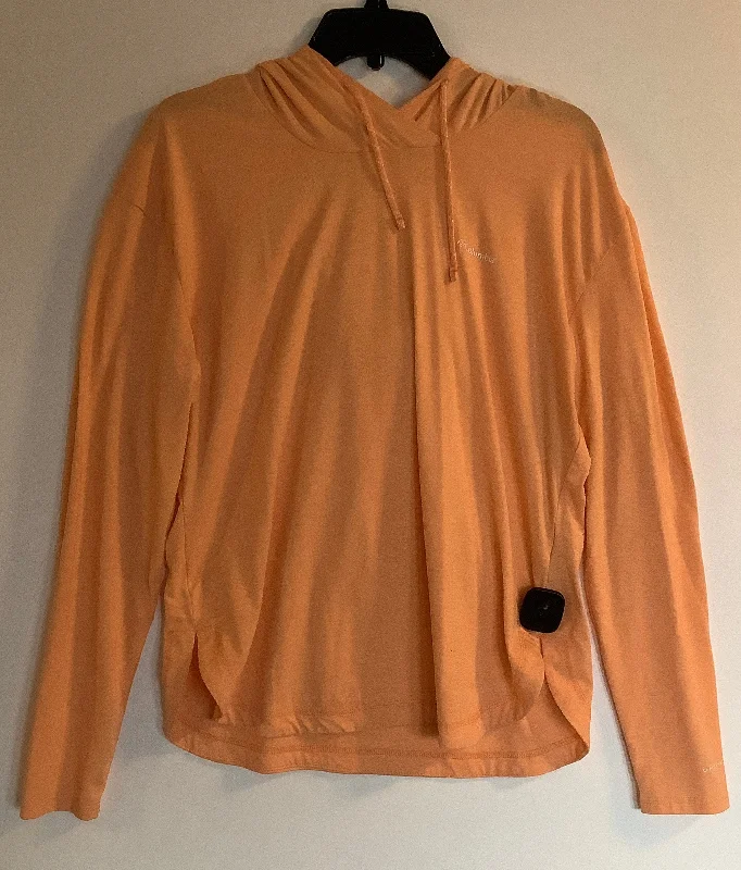 Top Long Sleeve By Columbia In Orange, Size: L