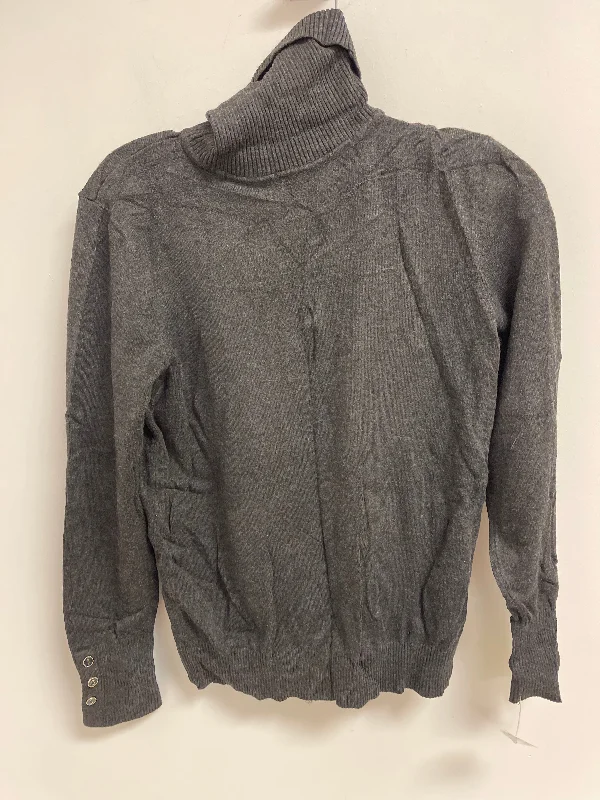 Top Long Sleeve By Joseph A. In Grey, Size: S