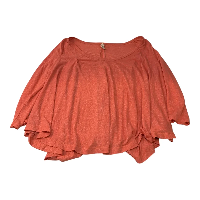 Top Long Sleeve By We The Free In Orange, Size: Xs