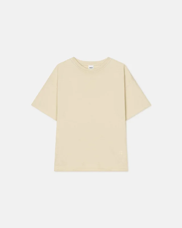 Wren - Embroidered Cotton-Jersey T-Shirt - Shell