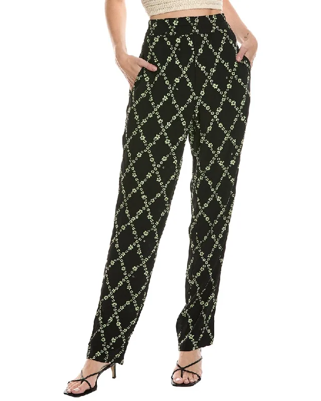 GANNI Elasticated Mid Waist Pant