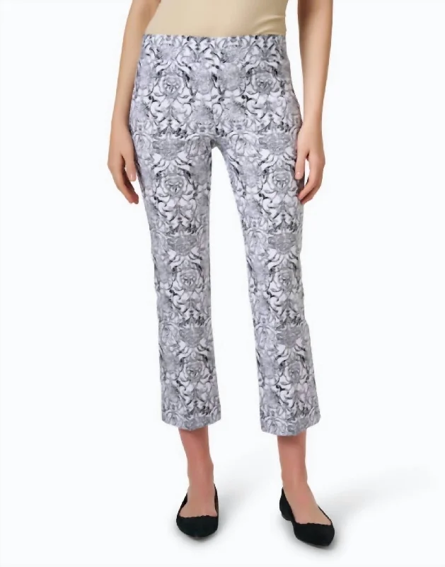 Printmaker Pull On Pant In Black/white