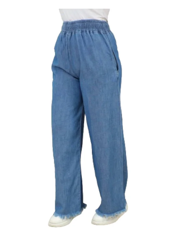 The Teresa Pants In Blue Denim