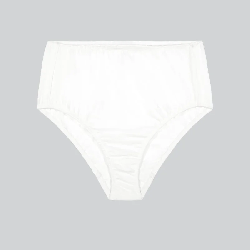 Compostable Organic Cotton High-Waist Brief